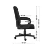 Fotel biurowy Mark Adler Boss 2.5 Black | ergonomiczne Podgląd zdjęcia produktu 2