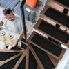 QUEST Dywanik schodowy prosty brąz 1 sztuka Podgląd zdjęcia produktu 5