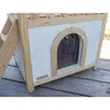 Katzenhaus KERBL Tyrol Alpin Outdoor 77x59x88 cm natur Produktbild-Vorschau 11