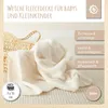 Bieco Baby Decke beige klein - Babydecke flauschig - Produktbild-Vorschau 1