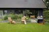 Hundestrandkorb - bene living - gestreift/blau - PE beige - Produktbild-Vorschau 5