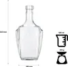 SUPERBUTELKI - Butelka szklana ozdobna 500ml Bonaparte 0,5 Podgląd zdjęcia produktu 10