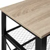 Regál na boty Blackpool 101x30,5x45,5cm - Průmyslové dřevo Náhled obrázku produktu 12