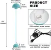 Lampadaire design nordique turquoise inspiration "pot de Voir les images du produit 4