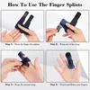 Attelle pour doigt, set de 2 stabilisateurs bleus pour Voir les images du produit 4