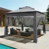 Puluomis Faltpavillon Gartenpavillon Pop Up 2.7 x 2.7m Produktbild-Vorschau 9