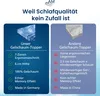 AM Qualitätsmatratzen | 7-Zonen Deluxe Gelschaum-Topper | Produktbild-Vorschau 5