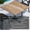 JAMAIKA | Bistro Außen Tischplatte | B:T 70 x 70 cm | Produktbild-Vorschau 8