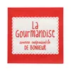 Servietten, 3-lagig 1/4-Falz 33 cm x 33 cm rot "La Produktbild-Vorschau 1