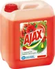 A large red plastic jug of Ajax Floral Fiesta liquid cleaner with a label featuring poppies and the brand name. Náhled obrázku produktu