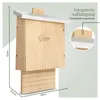 WILDLIFE HOME Fledermauskasten Natur - Fertig Montiert aus Produktbild-Vorschau 5