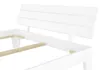 Weißes modernes Doppelbett 160x200 Bettgestell Holzbett Produktbild-Vorschau 9