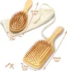 com-four® 2er Set Natur-Haarbürste aus Bambus - Produktbild-Vorschau 8