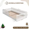 Crazy Pine Kinderbett 80x160 cm – Massives Montessori Produktbild-Vorschau 2