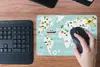 MuchoWow® Mauspad Mousepad Weltkarte - Kinder - Flugzeug - Produktbild-Vorschau 4