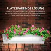 Plastard Blumenkasten 3er-Set 100 cm Weiß - mit Produktbild-Vorschau 7