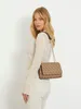 GUESS Damen Schultertasche Noelle Latte Logo/Brown : Produktbild-Vorschau 25