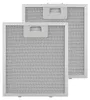 Two metal mesh filters for a range hood, shown from the front. Produktbild-Vorschau
