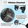 IMLEX Bollerwagen faltbar mit Dach IM-4268 Schwarz | Hohe Produktbild-Vorschau 9