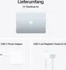 Apple MacBook Air , Apple M, 34,5 cm (13.6"), 2560 x 1664 Produktbild-Vorschau 14