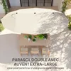 Outsunny Parasol de jardin exterieur parasol double 4,6L x Voir les images du produit 3