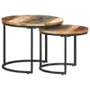 Tables de salon 2 pcs. Vieux bois massif Voir les images du produit 1