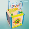 Drewniana kostka edukacyjna manipulacyjna sorter Podgląd zdjęcia produktu 4