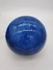 Blaue Keramik Gartenkugel massiv 28x26cm frost- & Produktbild-Vorschau 6