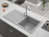 Granitspüle - Spülbecken - Küchenspüle - Beton - 86 x 43,5 Produktbild-Vorschau 6