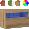 TV nástenná skriňa dub artisan 60 x 30 x 40 cm Kompozitné Náhľad obrázku produktu 1
