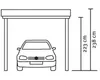 Přístřešek na auto SKAN HOLZ Emsland 354 x 846 cm přírodní Náhled obrázku produktu 8