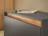 Garderobe Sitzbank "Center" in grau matt und Wotan Eiche Produktbild-Vorschau 3