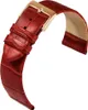 Eulit Rainbow Uhrenarmband rot Kalbsleder Krokoprägung Produktbild-Vorschau 2