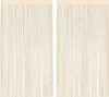 vidaXL Fadenvorhänge 2 Stk. 140 x 250 cm Cremefarben Produktbild-Vorschau 8
