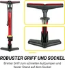 Dunlop Fahrradpumpe mit Manometer für Dunlop-, Schrader- Produktbild-Vorschau 5