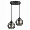 LUXOLAR Led lampa wisząca 2 płomienie, lampa sufitowa Podgląd zdjęcia produktu 1