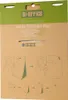 The image shows the packaging of a Bi-Office Sticky Flipchart Pad, with instructional diagrams on how to use it. Voir les images du produit