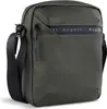 A studio shot of a green messenger bag. Produktbild-Vorschau