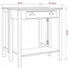 vidaXL Juego de 3 piezas para bar, color blanco, madera Vista previa de la imagen del producto 8
