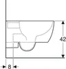 Geberit Wand-Tiefspül-WC iCon geschlossene Form weiß Produktbild-Vorschau 8