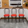 All4All Küchenstuhl Tul Esszimmerstuhl Schwarz Metallgestel Produktbild-Vorschau 5