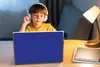 MuchoWow® Laptop Aufkleber Sticker Cover Blau - Einfarbig - Produktbild-Vorschau 3