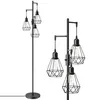 EDISHINE LED Stehlampe Wohnzimmer 166cm, Vintage Industrial Produktbild-Vorschau 1