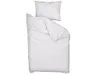 A white duvet cover and pillowcase are laid out on a white background. Náhled obrázku produktu