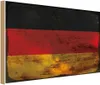 vianmo Holzschild 20x30 cm Deutschland Germany Rost Flagge Produktbild-Vorschau 1