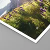 Poster - Poster ohne Rahmen - Berge Wiese Blumen - 40x50 cm Produktbild-Vorschau 2