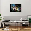 Bilder auf glas - Abstrakt Maske Feder Festival - 70x50cm - Produktbild-Vorschau 6
