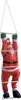 A Santa Claus figure is climbing a ladder. Produktbild-Vorschau