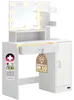 CASARIA® Tavolo da Trucco Jocelyn Specchio con LED Cassetto Anteprima dell’immagine prodotto 1