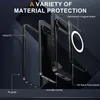 An exploded view of a phone case, showing its different material layers and features. Anteprima dell’immagine prodotto